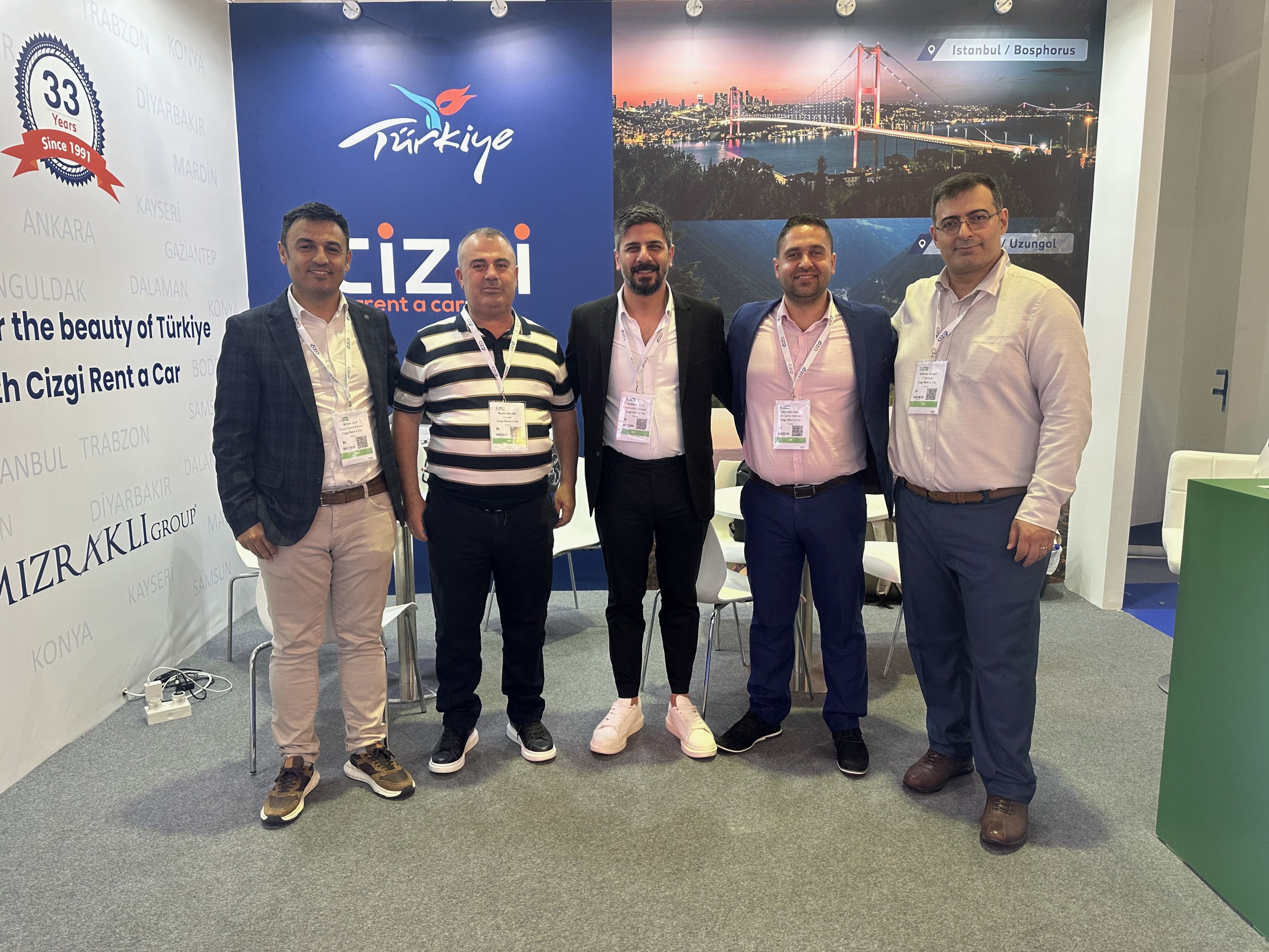 Cizgi Rent a Car 2024 ATM Dubai Fuarında