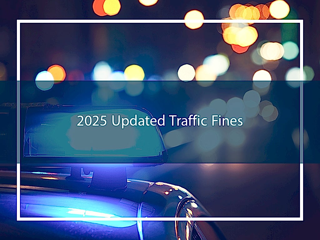 Current Traffic Fines for 2025
